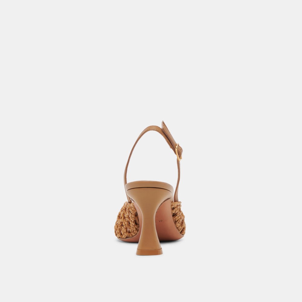 Dolce Vita Gloria Heels Natural Woven