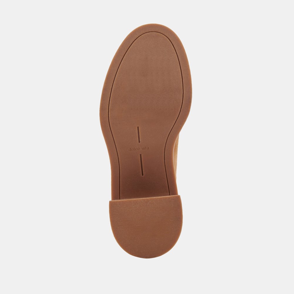 Dolce Vita Gunner Booties Brown Suede