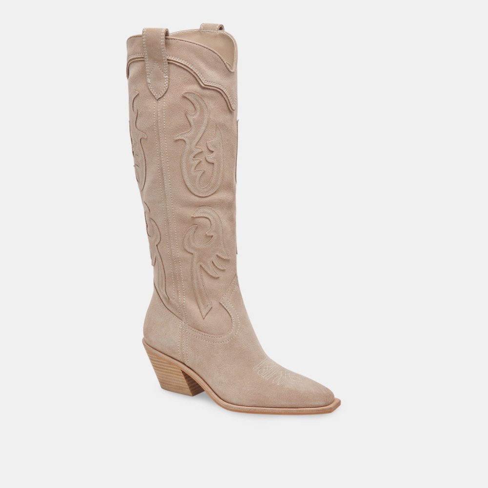 Dolce Vita Samsin Boots Taupe Suede