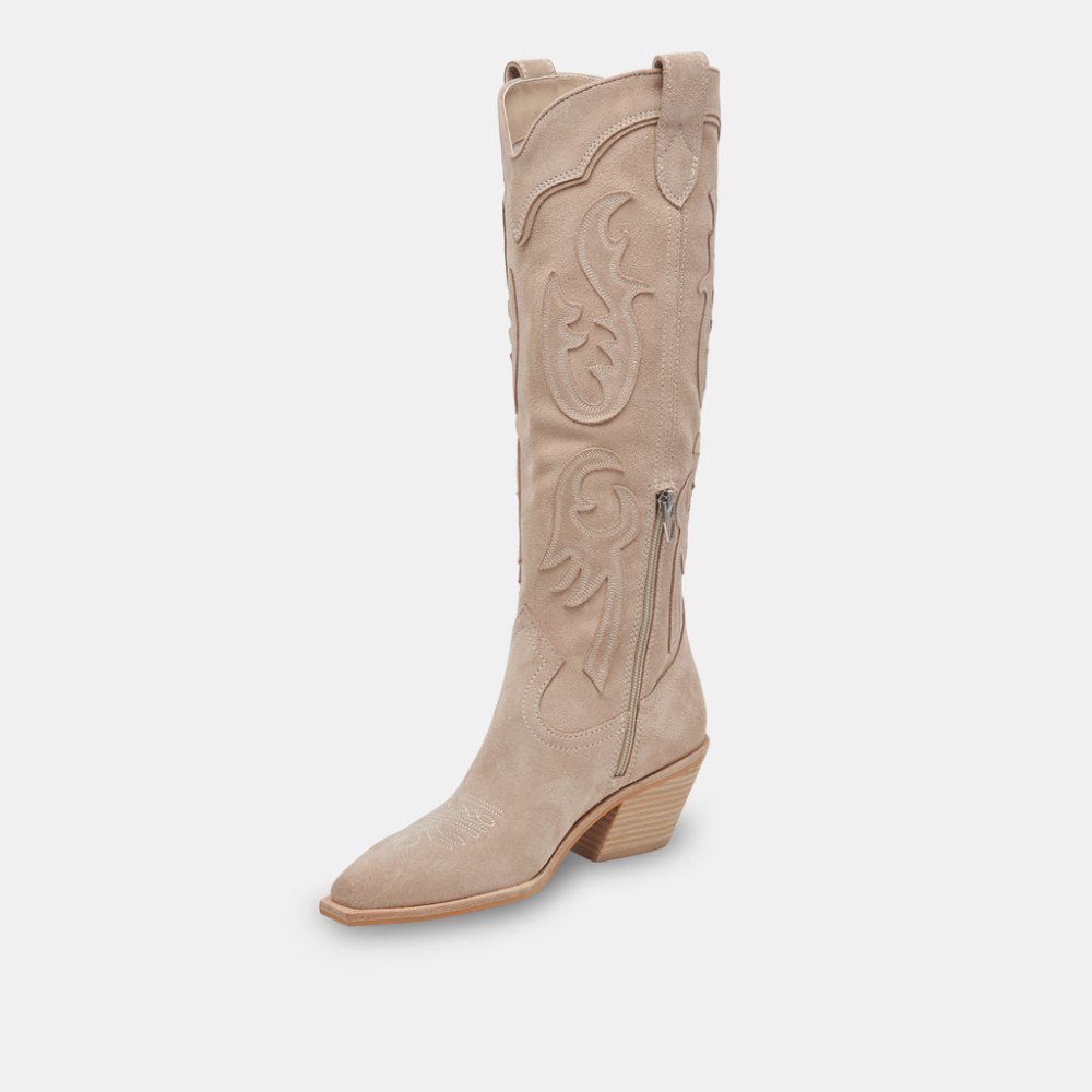 Dolce Vita Samsin Boots Taupe Suede