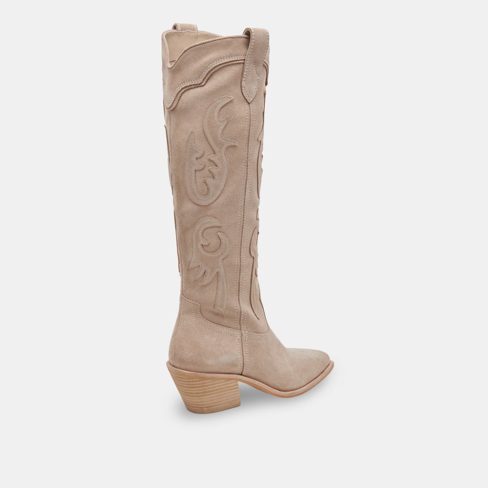Dolce Vita Samsin Boots Taupe Suede