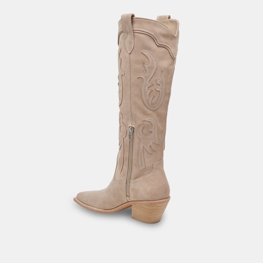 Dolce Vita Samsin Boots Taupe Suede