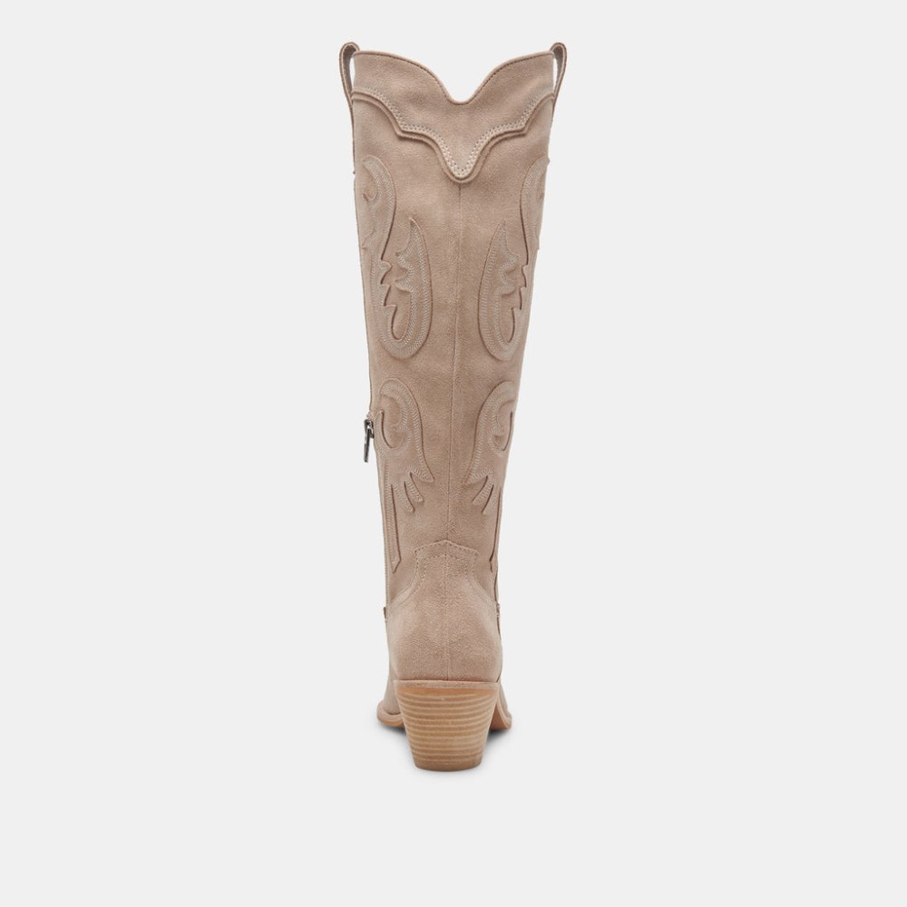Dolce Vita Samsin Boots Taupe Suede