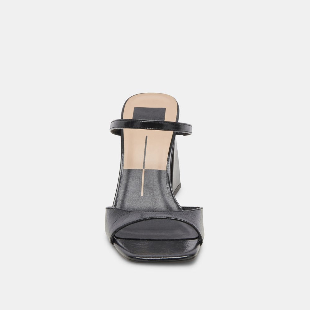 Dolce Vita Jemmy Heels Midnight Crinkle Patent