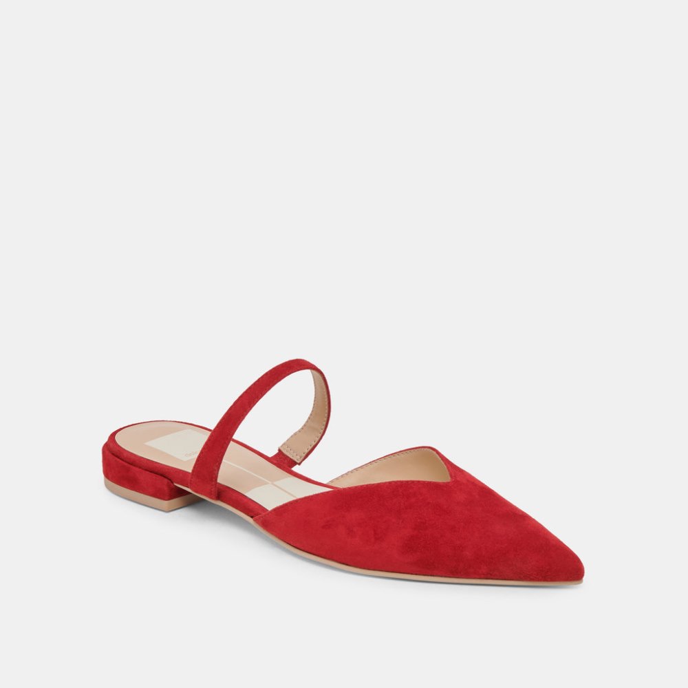Dolce Vita Kanika Flats Crimson Suede