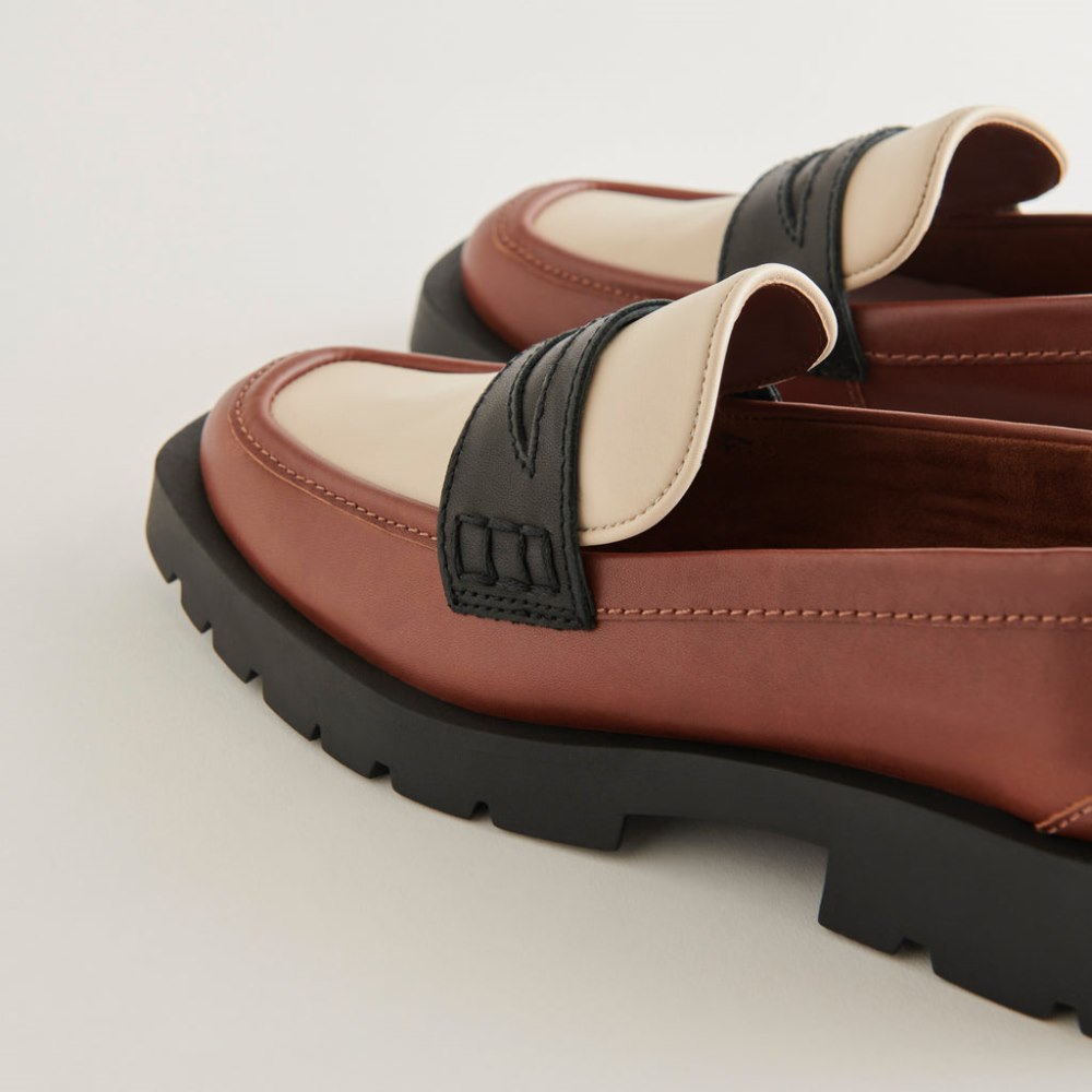 Dolce Vita Elias Flats Brown Black Leather