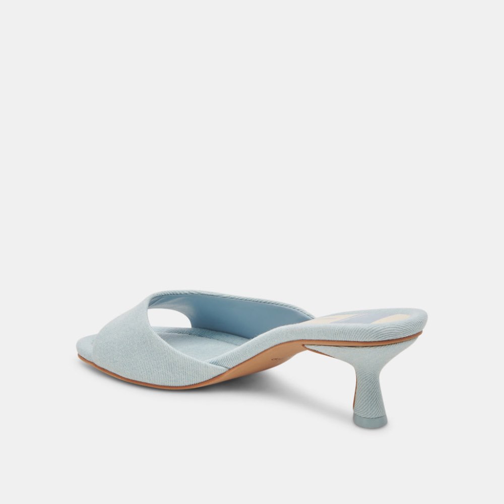 Dolce Vita Macoy Heels Light Blue Denim