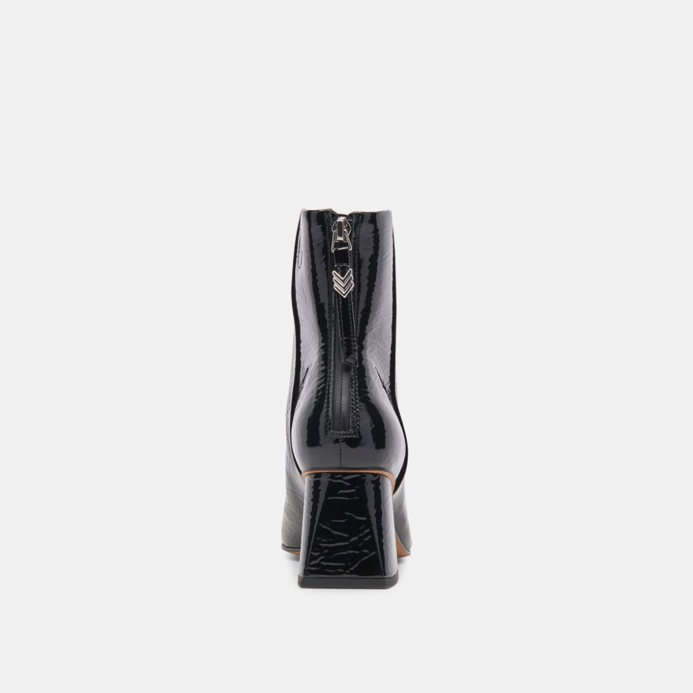 Dolce Vita Fifi H2o Wide Booties Midnight Crinkle Patent