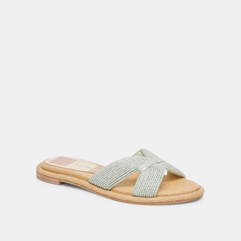 Dolce Vita Atomic Sandals Mint Raffia