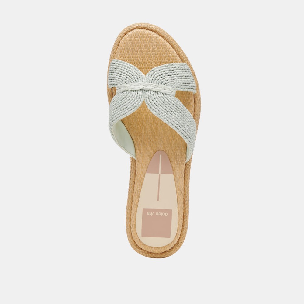 Dolce Vita Atomic Sandals Mint Raffia