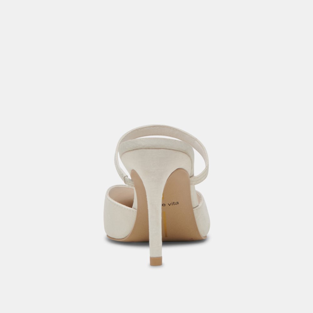 Dolce Vita Kanika Heels Ivory Satin