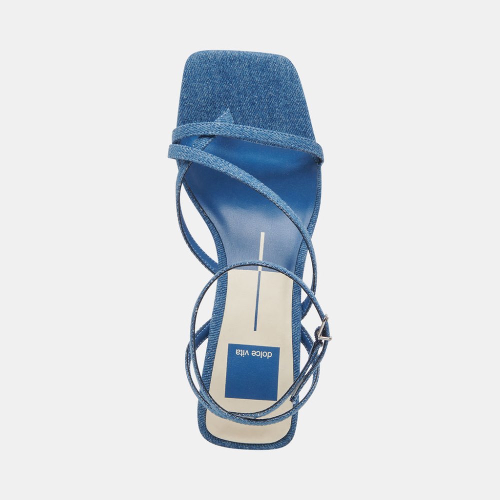 Dolce Vita Baylor Heels Blue Denim