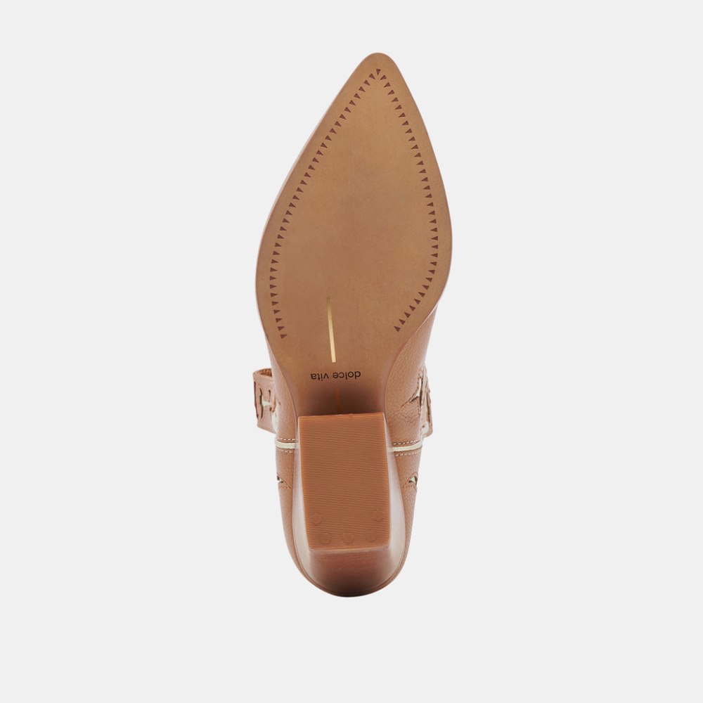 Dolce Vita Lassie Boots Tan Multi Leather