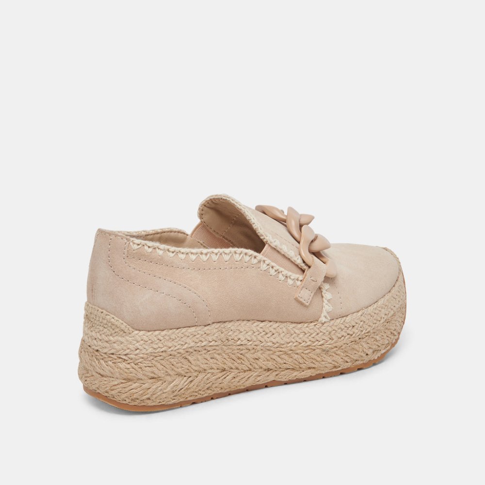 Dolce Vita Jhenee Espadrille Sneakers Dune Suede