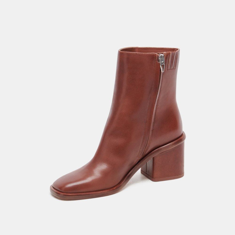 Dolce Vita Dapper Booties Russet Leather
