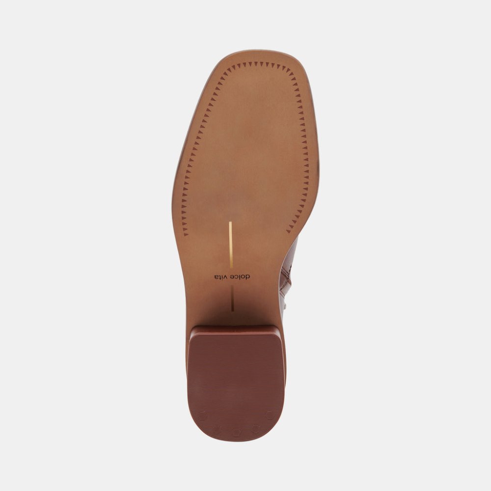 Dolce Vita Dapper Booties Russet Leather