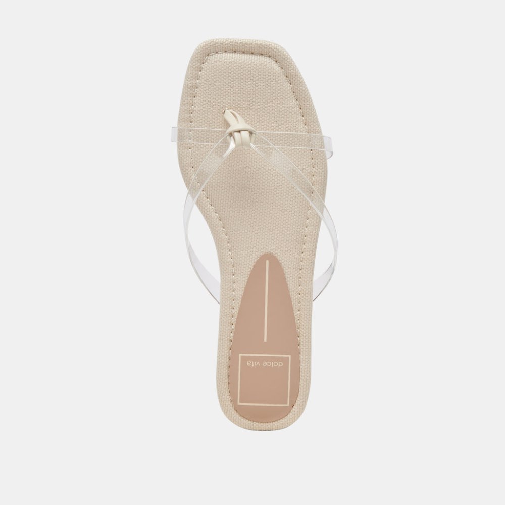 Dolce Vita Lucca Sandals Crystal Vinyl