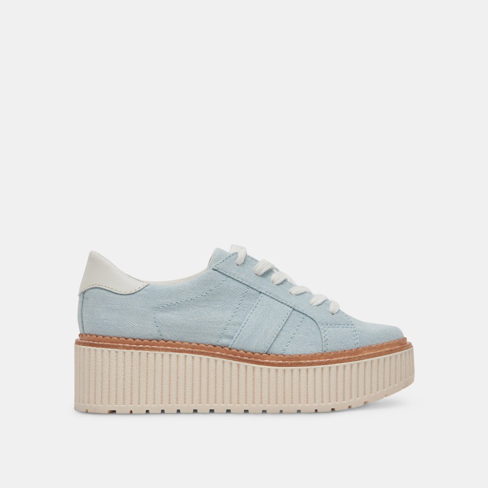 Dolce Vita Tiger Sneakers Light Blue Denim