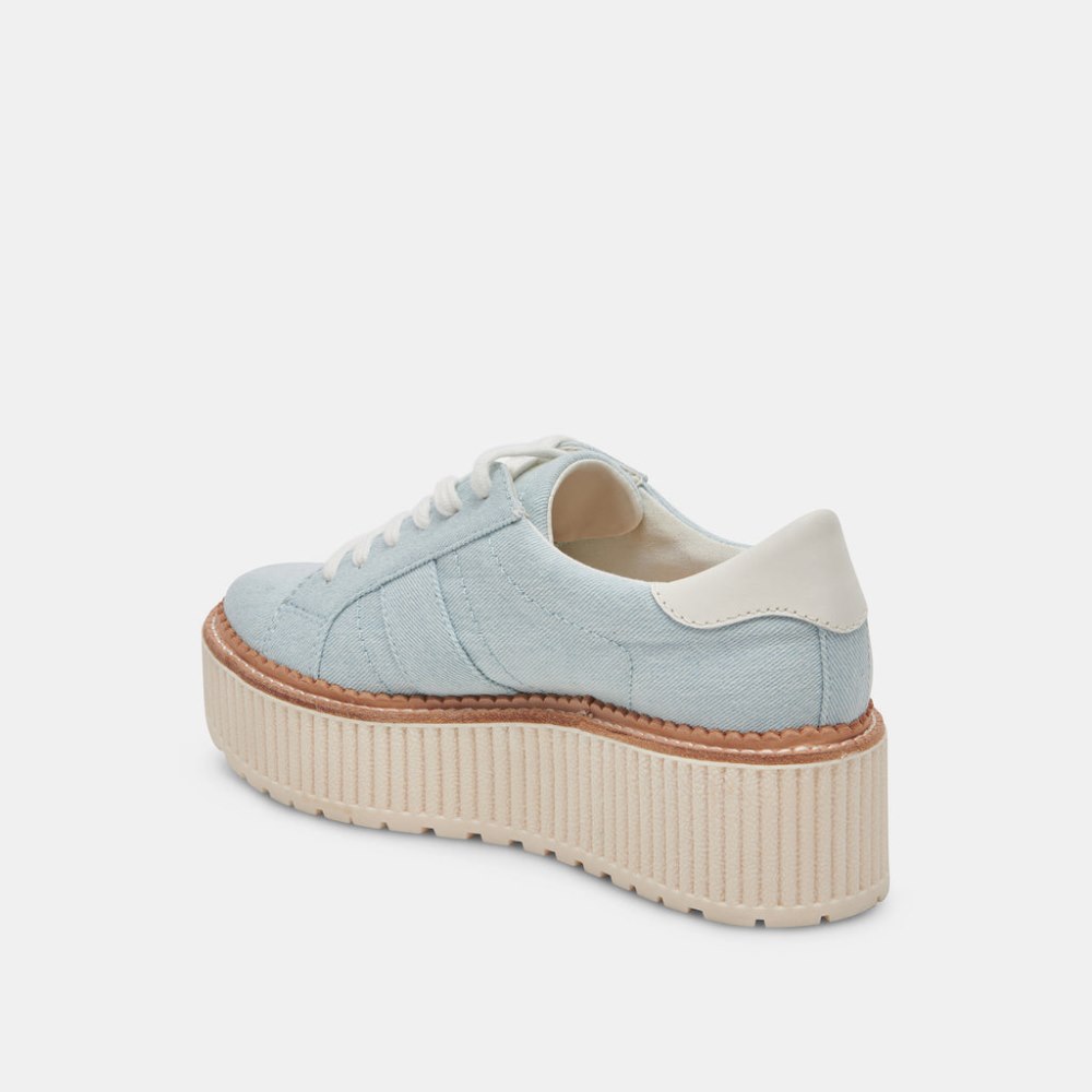 Dolce Vita Tiger Sneakers Light Blue Denim