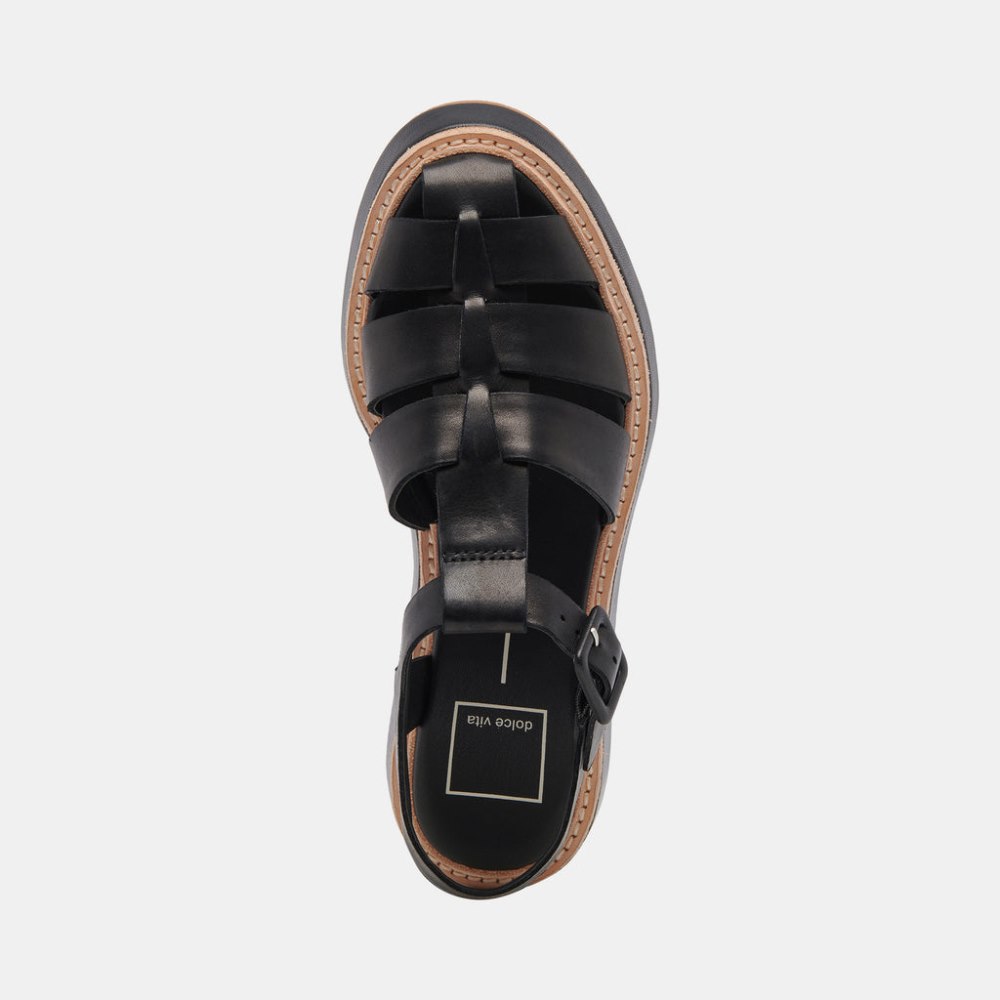 Dolce Vita Tristy Sandals Black Leather