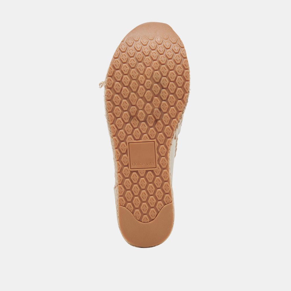 Dolce Vita Jhenee Espadrille Sneakers Ivory Leather