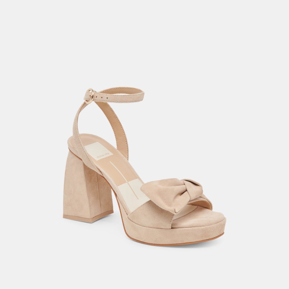 Dolce Vita Pacie Heels Camel Suede