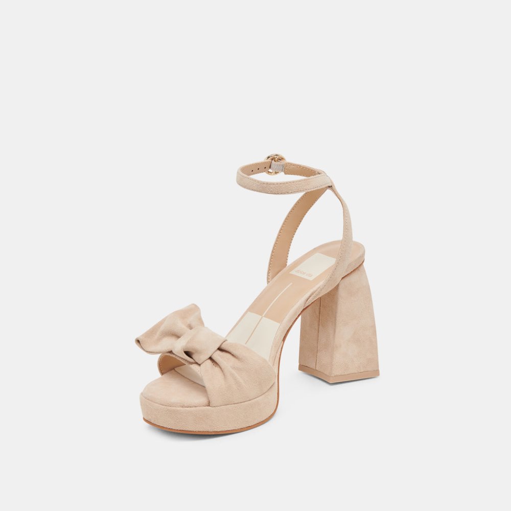 Dolce Vita Pacie Heels Camel Suede