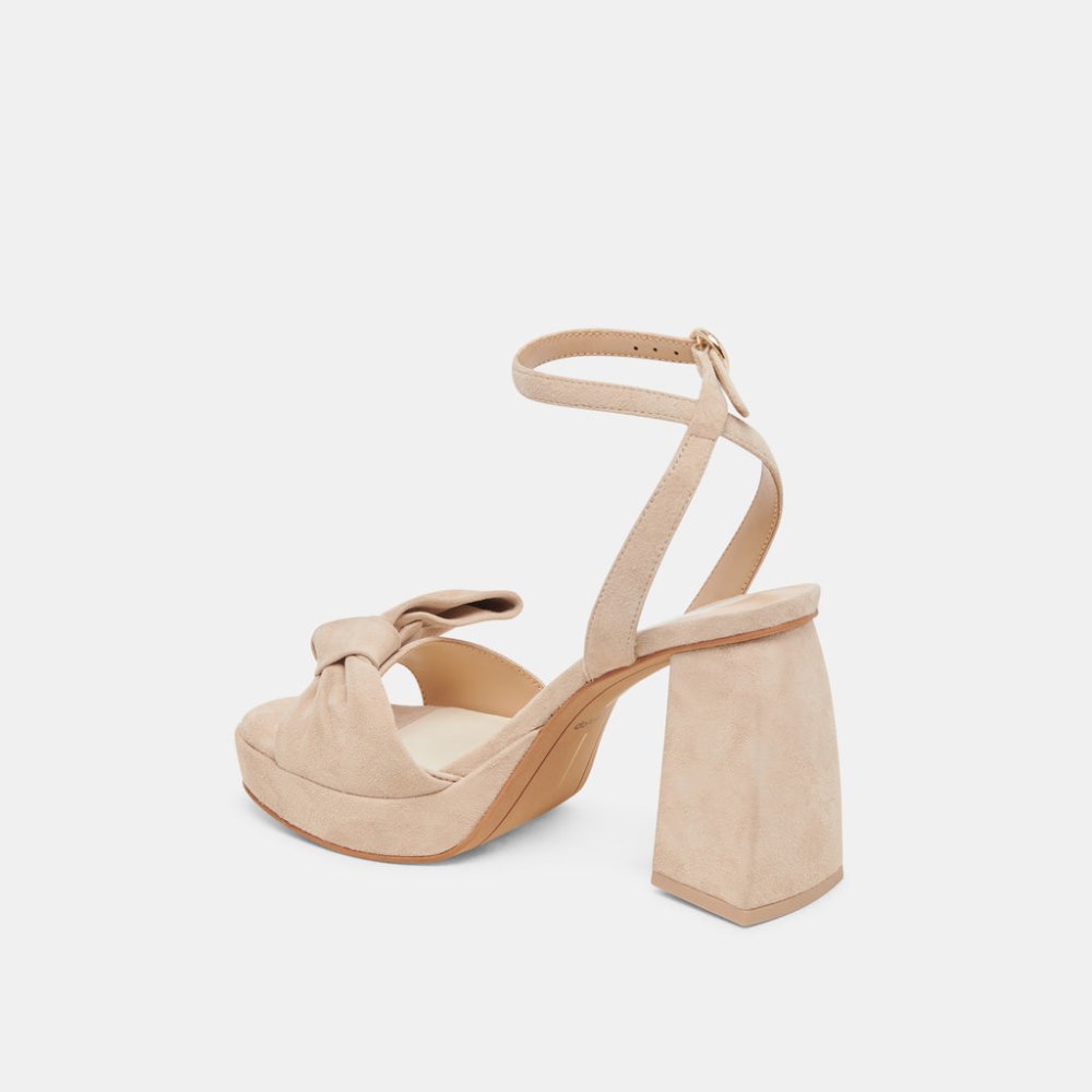 Dolce Vita Pacie Heels Camel Suede