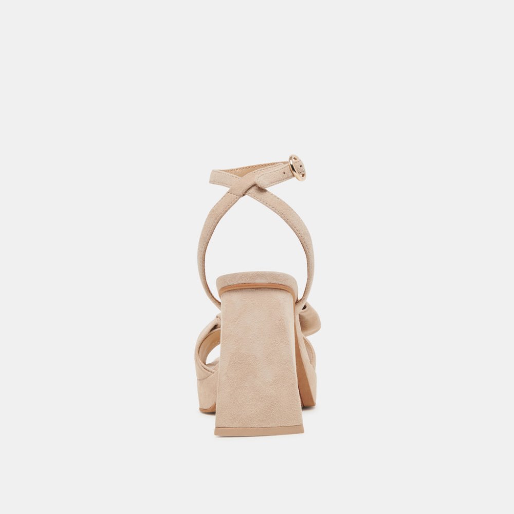 Dolce Vita Pacie Heels Camel Suede