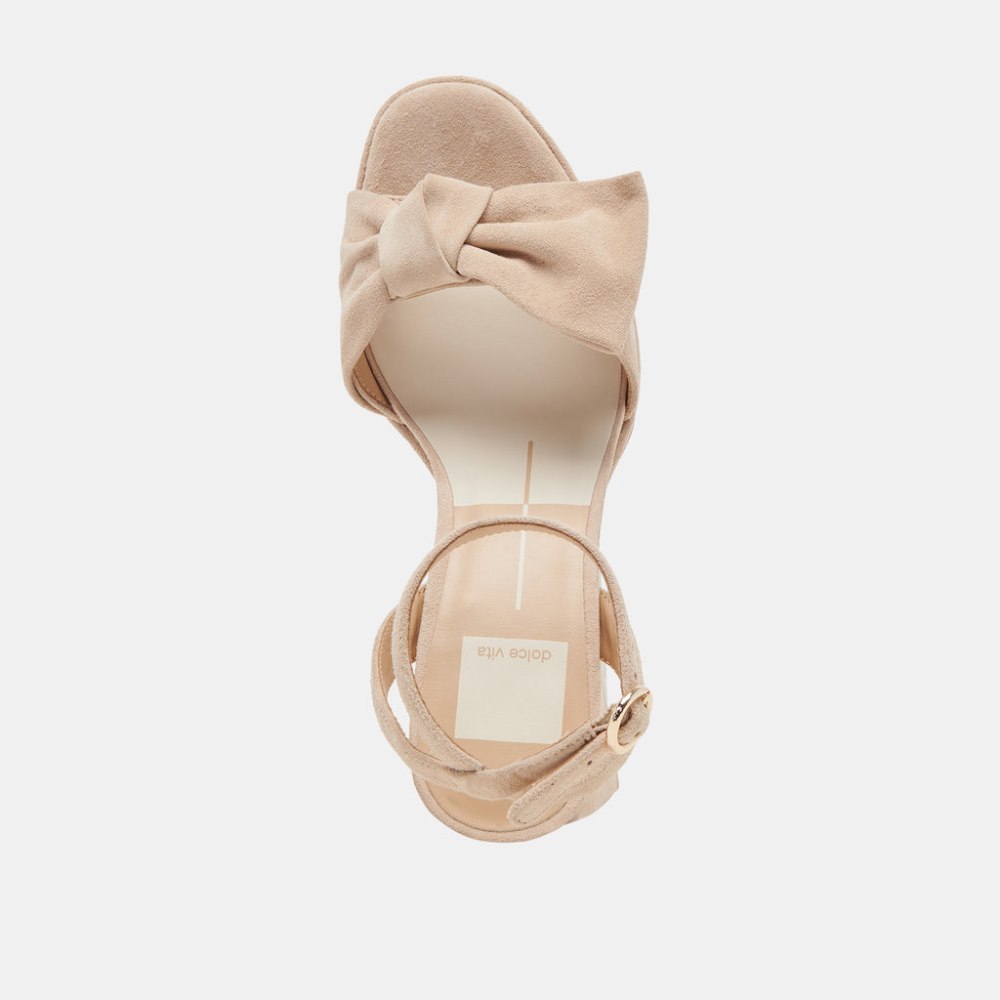 Dolce Vita Pacie Heels Camel Suede