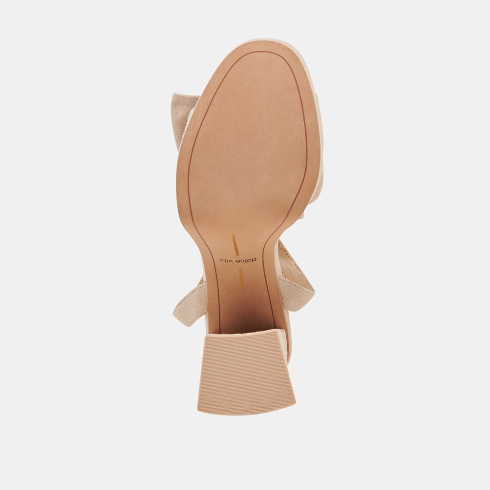 Dolce Vita Pacie Heels Camel Suede