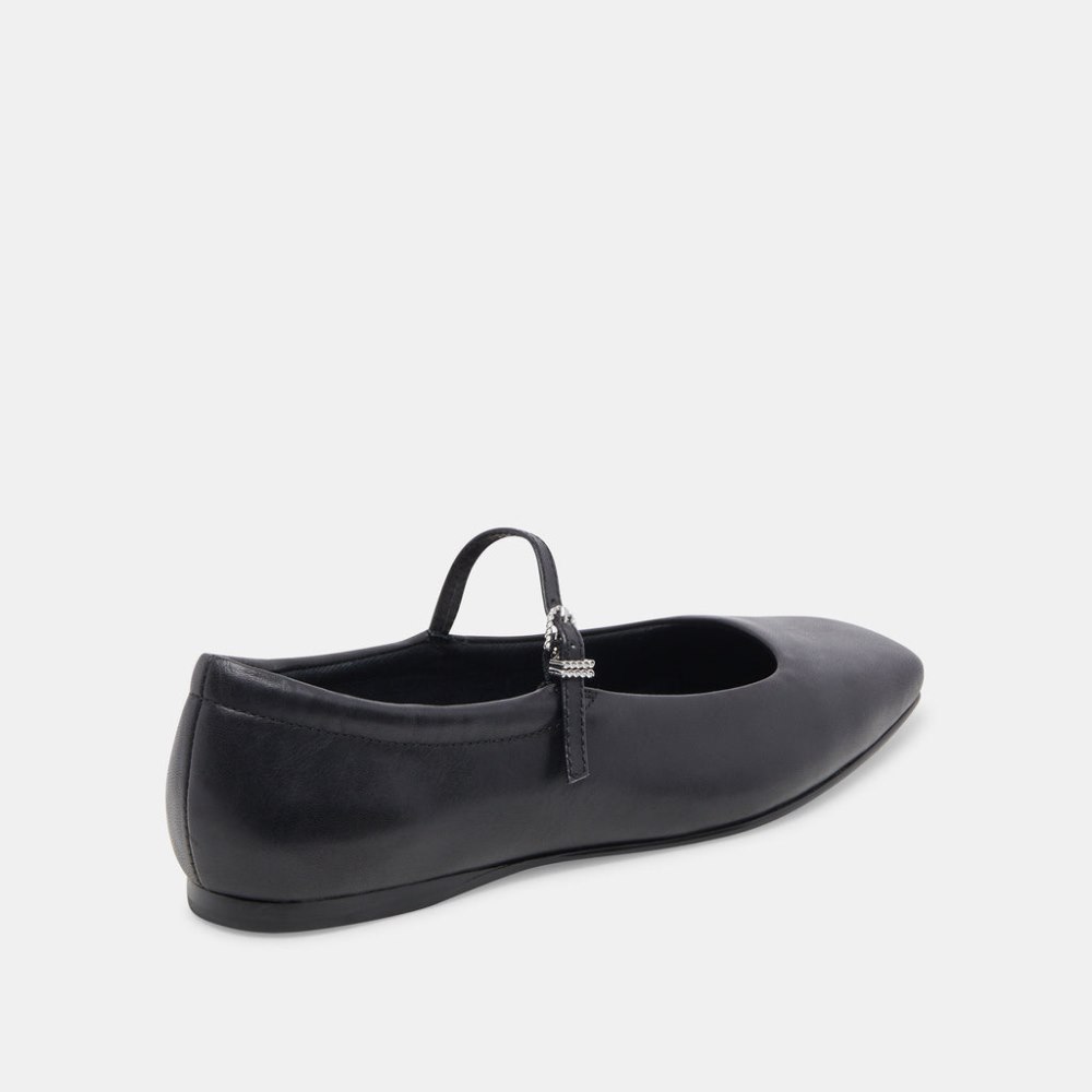 Dolce Vita Reyes Ballet Flats Black Leather