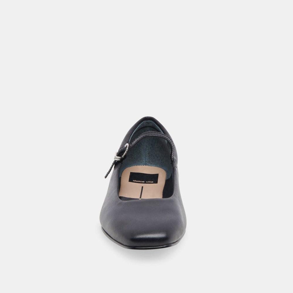 Dolce Vita Reyes Ballet Flats Black Leather