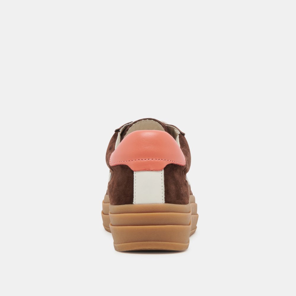 Dolce Vita Notice X Sneakers Dk Brown Suede