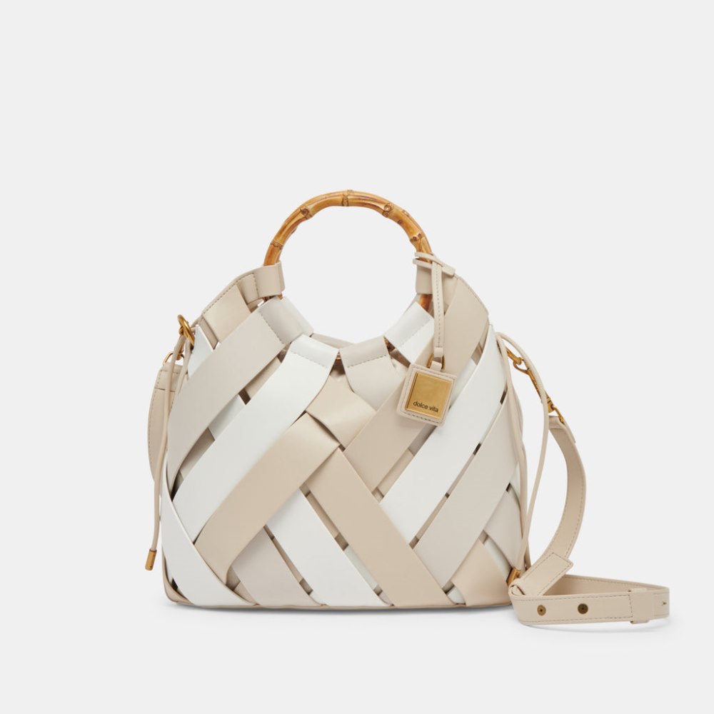 Dolce Vita Sienna Handbag Ivory Multi Faux Leather