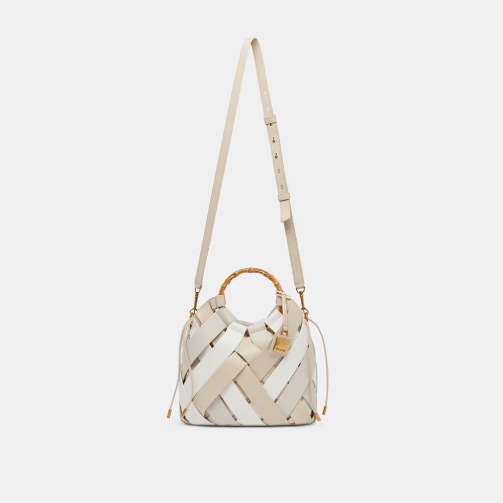 Dolce Vita Sienna Handbag Ivory Multi Faux Leather