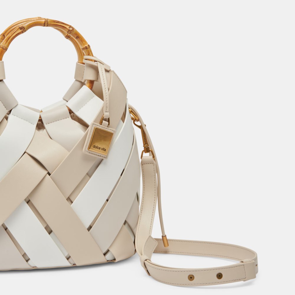 Dolce Vita Sienna Handbag Ivory Multi Faux Leather