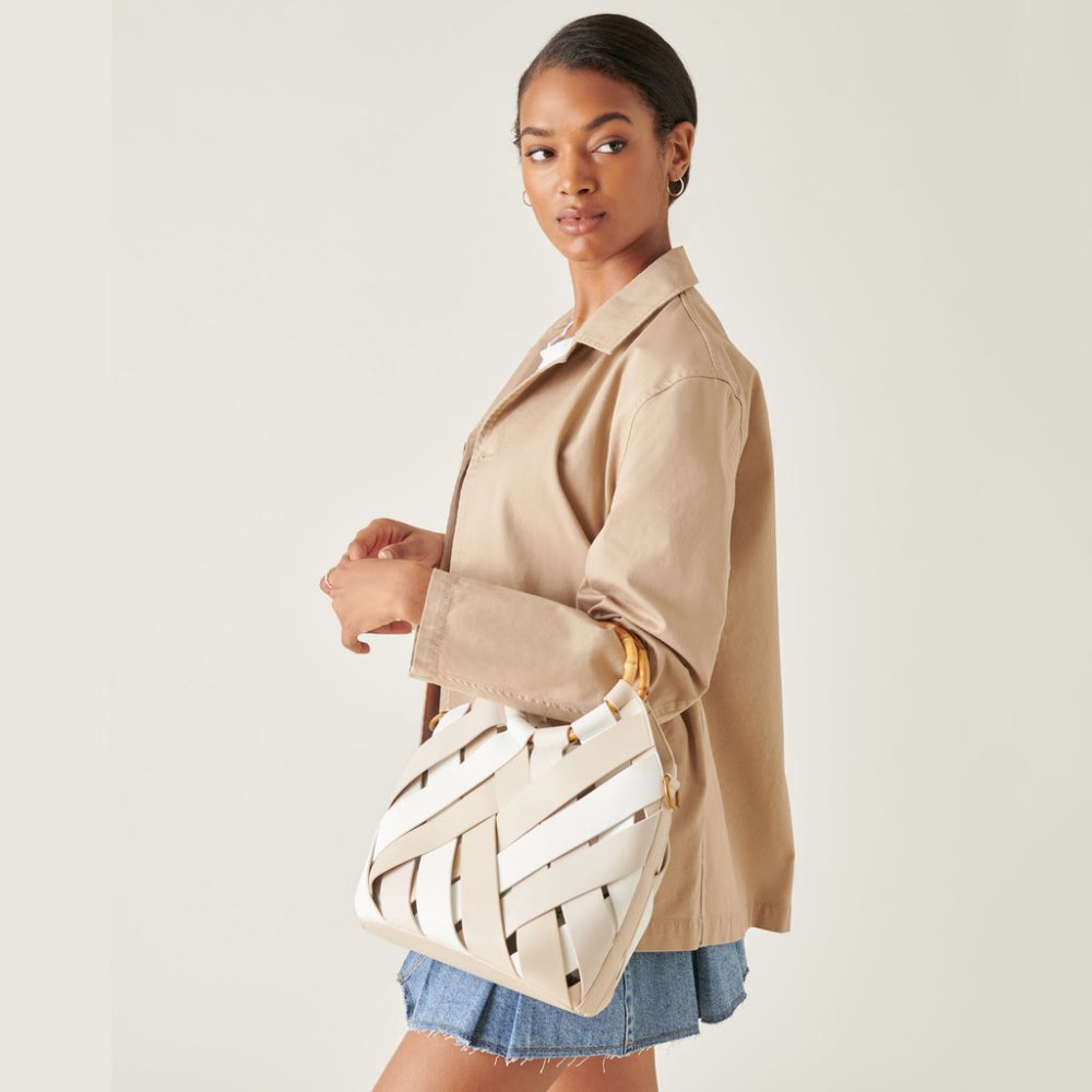 Dolce Vita Sienna Handbag Ivory Multi Faux Leather