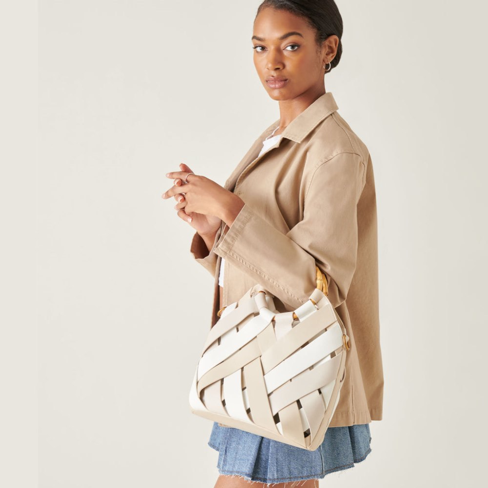 Dolce Vita Sienna Handbag Ivory Multi Faux Leather