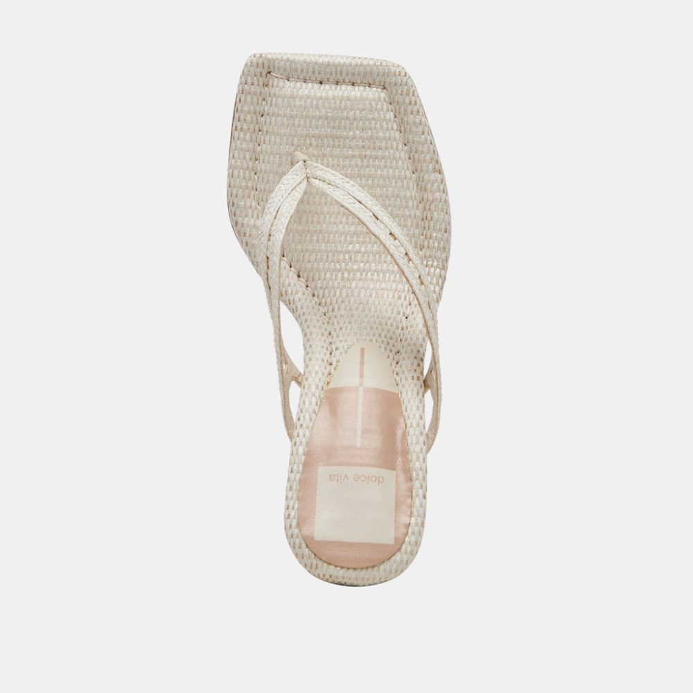 Dolce Vita Nullah Wedges Oatmeal Raffia