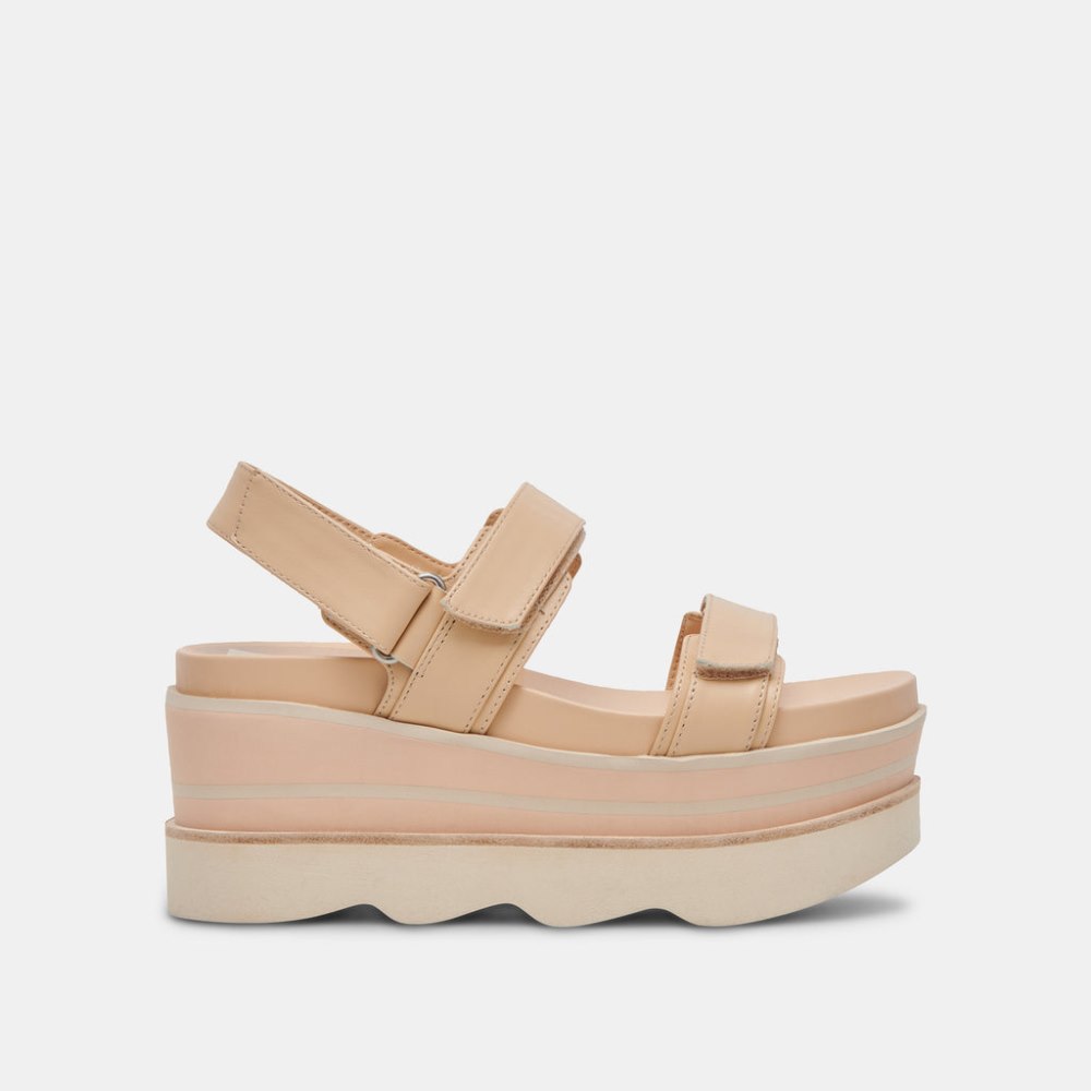 Dolce Vita Izak Sandals French Vanilla Leather