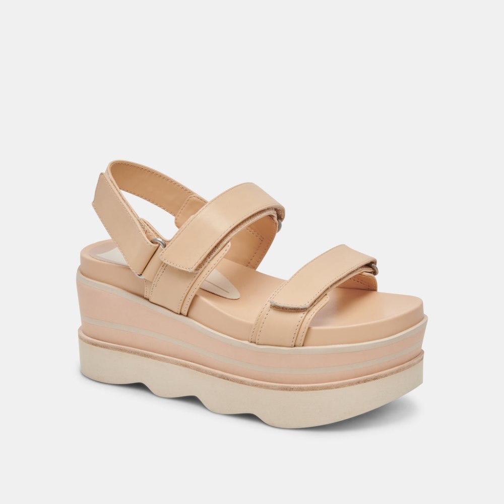 Dolce Vita Izak Sandals French Vanilla Leather
