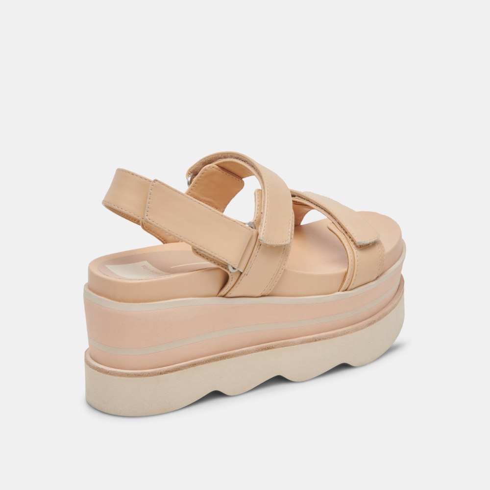 Dolce Vita Izak Sandals French Vanilla Leather