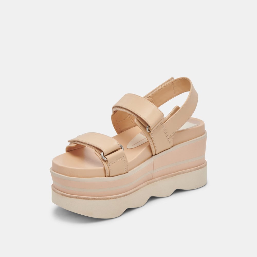 Dolce Vita Izak Sandals French Vanilla Leather