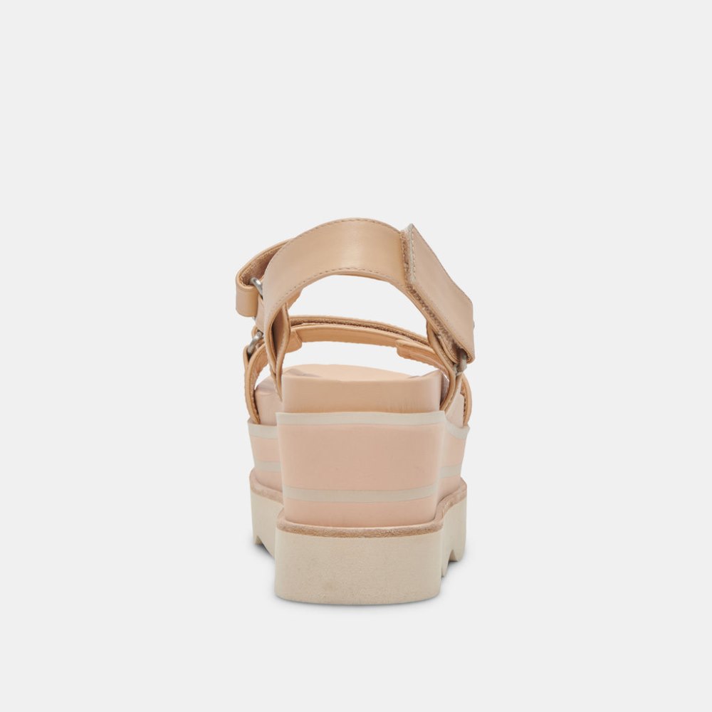 Dolce Vita Izak Sandals French Vanilla Leather