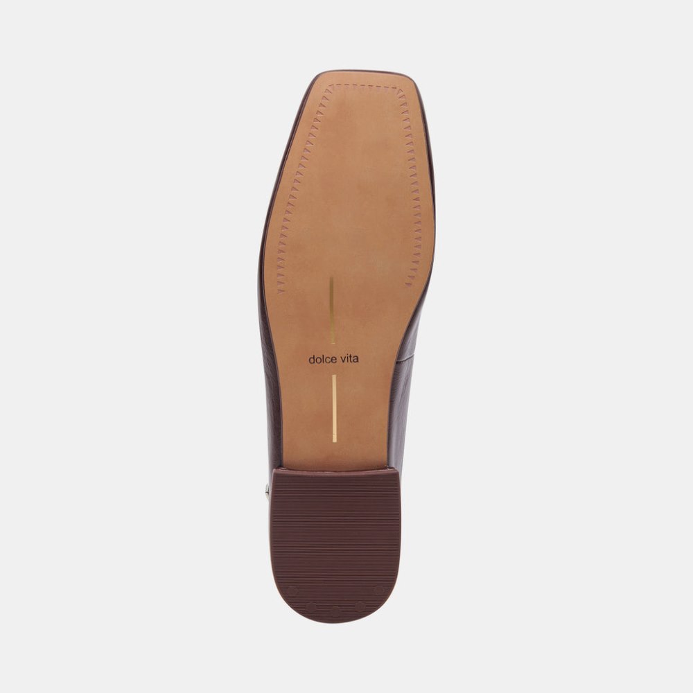 Dolce Vita Ashya Ballet Flats Wine Crinkle Patent