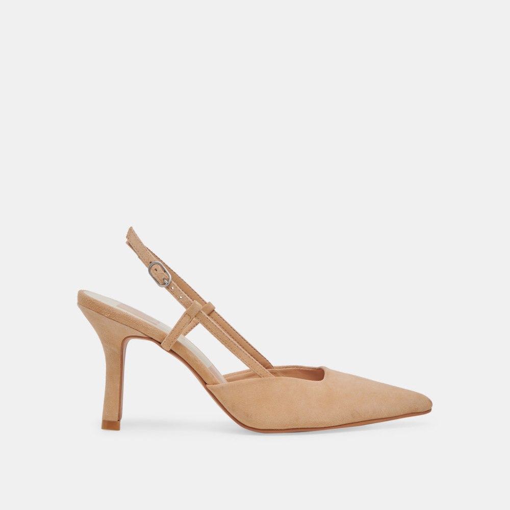 Dolce Vita Kim Heels Tan Suede
