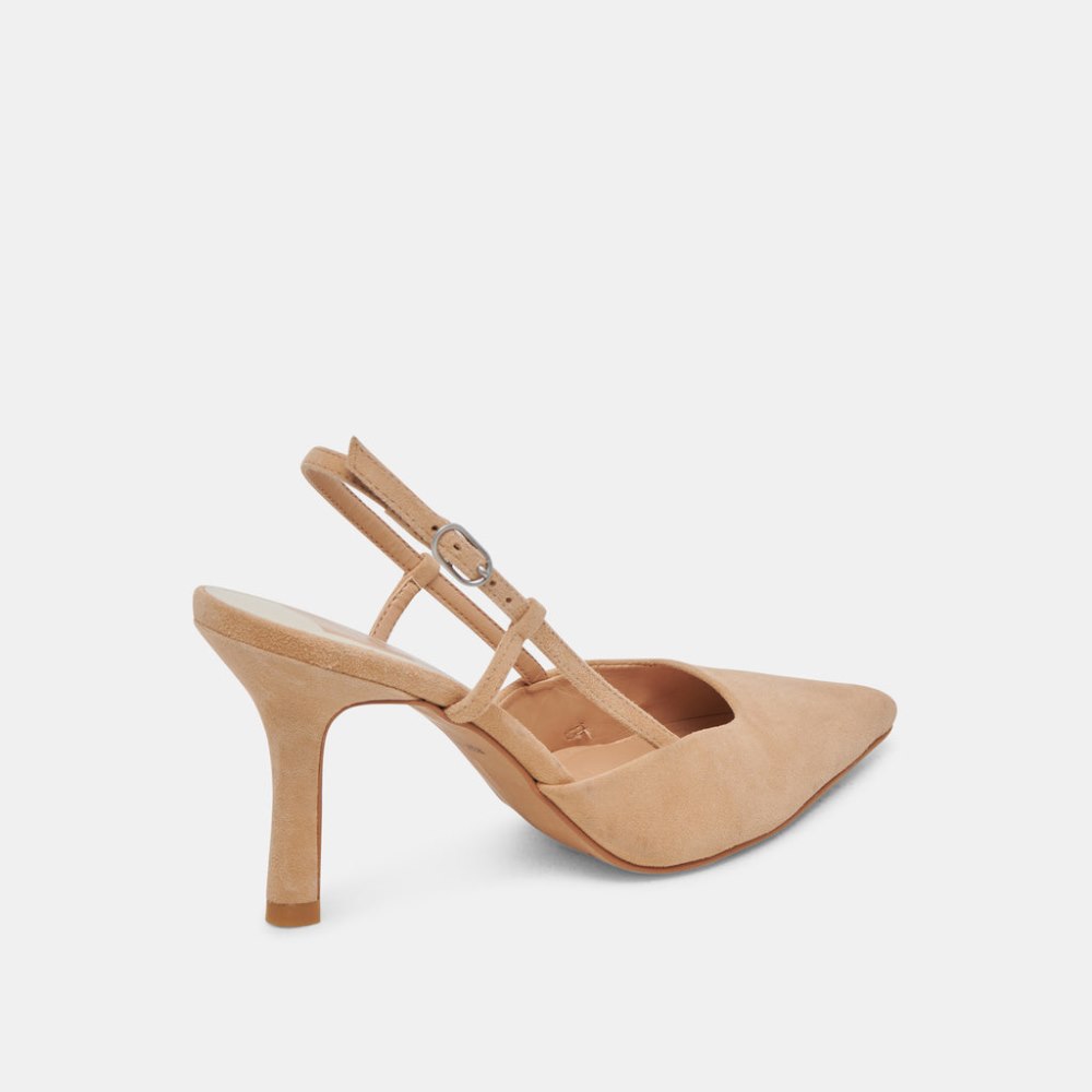 Dolce Vita Kim Heels Tan Suede