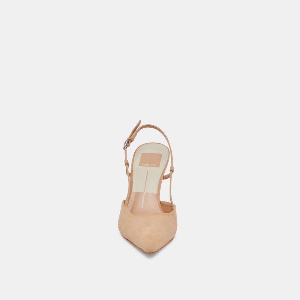 Dolce Vita Kim Heels Tan Suede