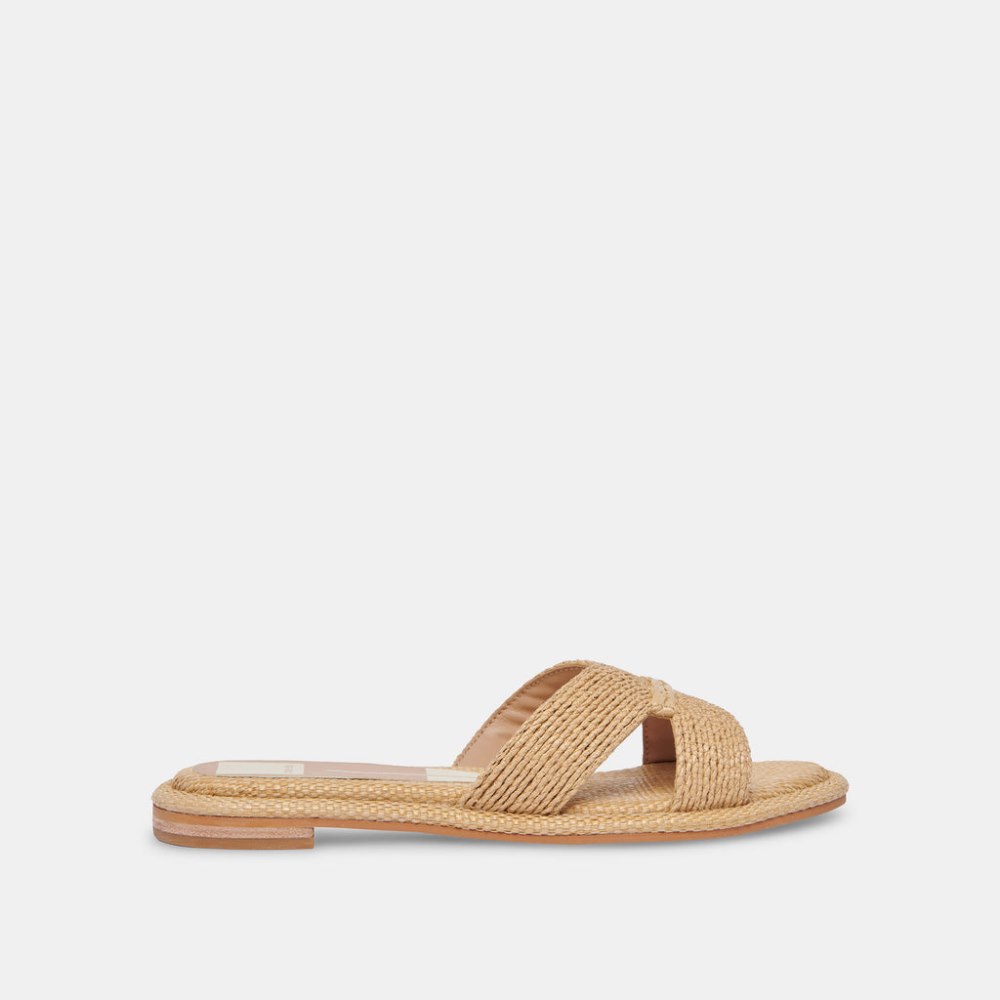 Dolce Vita Atomic Sandals Lt Natural Raffia